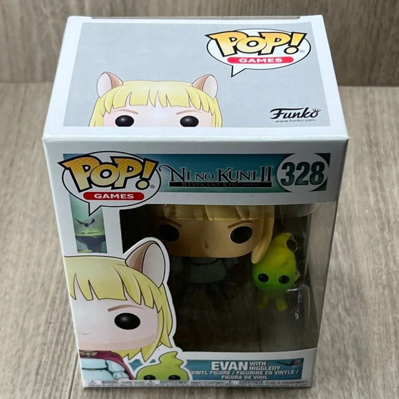 Funko POP! Games Ni No Kuni II: Evan w/ Higgledy Vinyl Figure #328 Ages 14+ - Picture 3 of 8